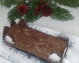 Une image de l'étape 12 de Recette bûche de Noël chocolat et noisette.