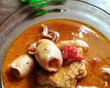 Gulai Cumi dan Tahu langkah memasak 4 foto