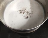 A picture of step 3 of Kaju milk sarbat.