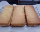 Foto del paso 3 de la receta: Bizcocho con muss de fresa, ganache de chocolate y cobertura de chocolate