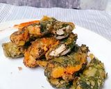 Foto langkah ke 9 dari resep Tempura Krispi Bungkus Daun Murbei.