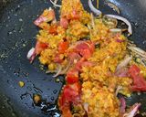 A picture of step 2 of Fried Red Chutney.