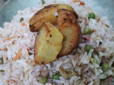 সব্জী দিয়ে ভাত ভাজা (bhat bhaja recipe in bengali)