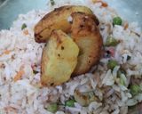 সব্জী দিয়ে ভাত ভাজা (bhat bhaja recipe in bengali) রেসিপি ধাপ - 4 ছবি