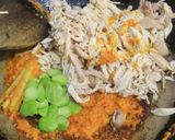 Foto langkah ke 4 dari resep NASI BAKAR AYAM KEMANGI (NO SANTAN).