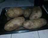 Foto del paso 1 de la receta: Bombas de papas rellenas con queso y salchichas de Viena