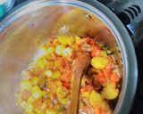 A picture of step 2 of Githeri mix#mystaplefoodcontest.