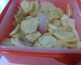 Foto del paso 2 de la receta Brócoli, patata y jamón gratinados