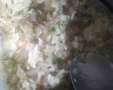 A picture of step 2 of Veg keema (soya granules).