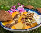 A picture of step 4 of Tropical Mango Smoothie Bowl.