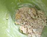A picture of step 1 of Besan Guthala kari.