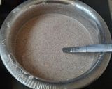 A picture of step 1 of Ragi Masala Dosa.