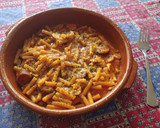 Foto del paso 6 de la receta: Macarrones con tomate, chorizo y champiñones. Thermomix TM6