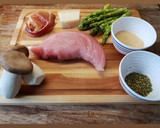 Foto del paso 1 de la receta: Pechuga de pavo rellena sin gluten
