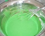 Foto langkah ke 2 dari resep Ogura Pandan Cake 💚.