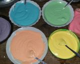 Foto langkah ke 4 dari resep Love Rainbow Cake Kukus.