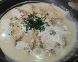 Foto del paso 8 de la receta: Brócoli y coliflor con bechamel, huevo y pavo