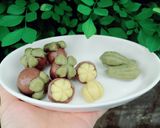 Hình bước làm 4 của món Bánh đậu xanh trái cây