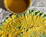 A picture of step 1 of Wrap and roll patted pakora.