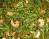 Foto langkah ke 3 dari resep Oseng Buncis dan Udang.