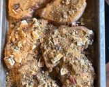 A picture of step 5 of Crispy, Stilton pork chops.
