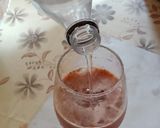 A picture of step 3 of Namrata's Plum Mint Sparkler or plum mint sparkler.