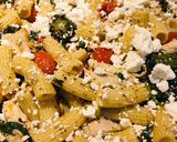 A picture of step 12 of Feta, Spinach, Cherry Tomatoes 🍅 and Shredded Chicken Pasta Bake.