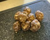 A picture of step 4 of Energy ball (oatmeal, dates, almond butter) GF EF DF.