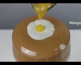 A picture of step 4 of Dalgona Coffee with Sunny Side Up.