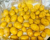 A picture of step 1 of Potato salad with lemon zest and herbs.