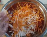 Hình bước làm 2 của món Đồ Chua đơn giản dễ làm (Fermented Carrot-Radish)