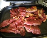 A picture of step 3 of Nyama choma (beef).