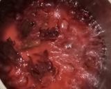 A picture of step 5 of Hibiscus tea.