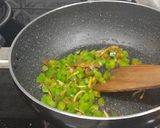 A picture of step 5 of Appam Manchurian.