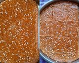 A picture of step 3 of Healthy Til Gud Peanut Burfi.