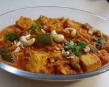 A picture of step 7 of Chilli Makhana paneer.