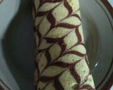 Foto langkah ke 10 dari resep Bolu gulung motif.