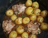 Foto del paso 6 de la receta: Pollo a la coca cola con papitas