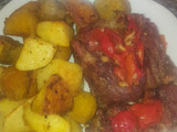 Ojo de Bife con Papas y Batatas !