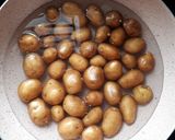 A picture of step 1 of Chettinad Baby Potato Fry.