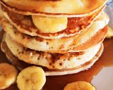 पैन केक विद हनी ग्लेज्ड बनाना (Pancake with honey glazed banana recipe in Hindi) रेसिपी चरण 6 फोटो