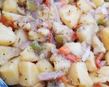 A picture of step 7 of Stir fry potatoes with vegies.