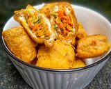 Foto langkah ke 9 dari resep Tahu Isi Sayuran Pedas.