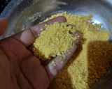 A picture of step 2 of Mohanthal.