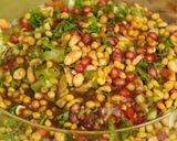 A picture of step 9 of Tangy- Sweet- Spicy Mango Chaat.