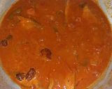A picture of step 10 of Fish thali - Rice with Fish curry, fish fry, and spiced buttermilk.