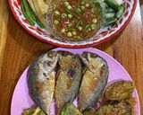 รูปขั้นตอนการทำที่ 7 ของ น้ำพริกกะปิปลาทูทอดผักรวม
