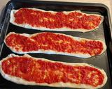 A picture of step 4 of Crispy Roman-Style Mini Pizzas.