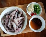 Hình bước làm 1 của món Mực sữa rim mặn ngọt
