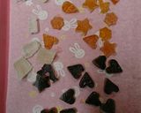 A picture of step 13 of Valentine Chocolate Kohakuto recipe.